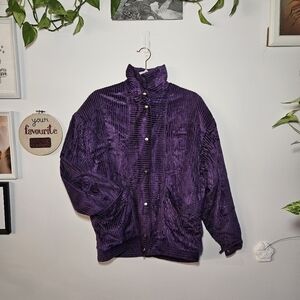 Vintage Purple Corduroy Jacket